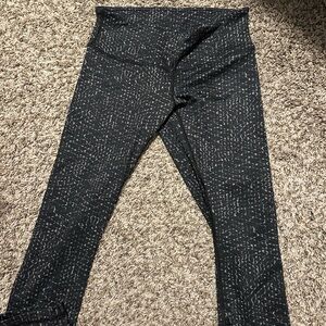 lululemon athletica Black Patterned Leggings